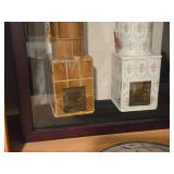 Lot of (2) Display Boxes with Dollhouse Miniatures