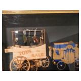 Lot of (2) Display Boxes with Dollhouse Miniatures