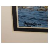 Lot of (2) Swan theme Art Work - Joyce Kleven -