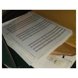 Lot of  Sheet Music