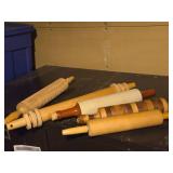 Lot of (5) Rolling Pins
