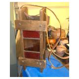 Vintage Rustic Wood Lantern