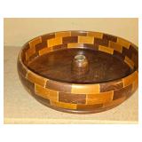 Vintage California Redwood Tree Nut Bowl
