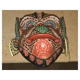 Handcarved Wood Face Mask Representing Balinese Monkey God