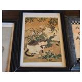 Lot of (5) Cat themed Art Work