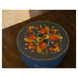 Rosemaling Items - Napkin Holder, Trinket Boxes (x2)