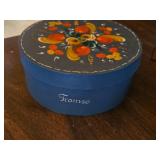 Rosemaling Items - Napkin Holder, Trinket Boxes (x2)