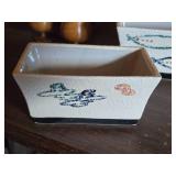 Lot of (2) Ceramic Bansia Tree Planters (Napco in Japan)