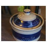 Scandinavian Smor Lidded Stoneware Dish