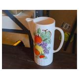 Norde Blue Sugar Bowl, Crown Staffordshire Egg Coddler, Ceramic Juice Pitcher