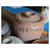 Lot of (4) Handcrafted Ceramic Pottery Lidded Pots