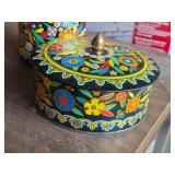 Lot of (2) Lidded Metal Containers (Holland)