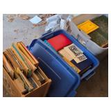 Lot of (2 Totes and 1 Box) Books