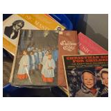 Lot of (2 Crates) Vinyl Record Albums in Sleeves