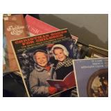 Lot of (2 Crates) Vinyl Record Albums in Sleeves