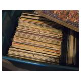 Lot of (1 Tote) Vinyl Record Albums in Sleeves