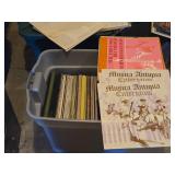 Lot of (1 Tote) Vinyl Record Albums in Sleeves