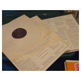 Lot of (1 Tote) Vinyl Record Albums in Sleeves