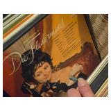 Lot of (1 Wicker Chest) Vinyl Record Albums in Sleeves