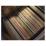 Lot of (1 Tote) Vinyl Record Albums in Sleeves