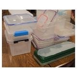 Lot of (14) Snap-Top Storage Bins
