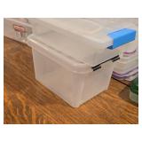 Lot of (14) Snap-Top Storage Bins