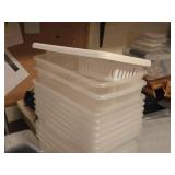 Lot of (1 Table) Plastic Storage Bins