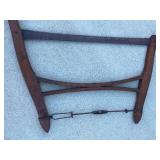 Vintage cross cut saw