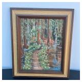 Oil painting of lillies by Wanda Mumm