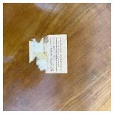 Vintage carved wood plate