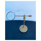 Brass magnifying stand