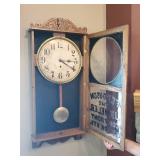 Vintage Clock made by WM L. Gilbert Clock Co. Winsted Conn USA marked with Ferguson the jewele. Cor. Front & York sts.