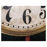 Vintage Clock made by WM L. Gilbert Clock Co. Winsted Conn USA marked with Ferguson the jewele. Cor. Front & York sts.
