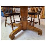 Gorgeous Oak Table with 4 Chairs