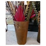 Beautiful Decorative Pots and Faux flowers and other decorativefaux plantlife
