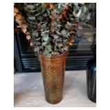Beautiful Decorative Pots and Faux flowers and other decorativefaux plantlife