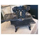 Vintage Crescent Miniature Cas Iron Wood Stove Salesmans Sample