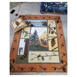Gorgeous Patch Magic group inc blanket with outdoor theme