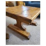 Set of 2 Handmade Side Tables and a Coffee Table all solid with a rustic vibe