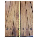 Set of 2 Handmade Side Tables and a Coffee Table all solid with a rustic vibe