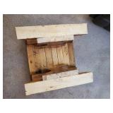 Set of 2 Handmade Side Tables and a Coffee Table all solid with a rustic vibe
