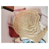 Various Kitchen towels some hand embroidered Placemats and more