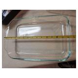 1 Never used Wear ever Roasting Pan and 3 Glass Pyrex baking dishes