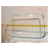 1 Never used Wear ever Roasting Pan and 3 Glass Pyrex baking dishes