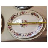 Various Kitchen Platters Old Ivory made in America, Federal and more
