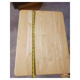 Lot of 4 Wood Floor standing Serving Tables and Stand