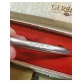 Misc. Kitchen Items Gerber Legenddary Blades knife, Goebel Dressing Containers, Unique wooden knife spoon and fork and MORE