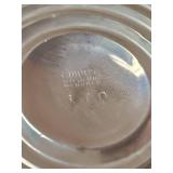 Vintage Macys Silver Shop bags and Empire Sterling 370 candle stick holders