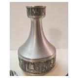 Snorre Norsk Tinn Pewter Vase, Various Rogers MFG. Co. Silverware