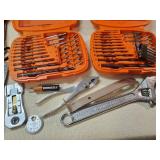 Tools and more Tools Drill Bit Sets, Socket Set, Wrenches, Screw drivers and more